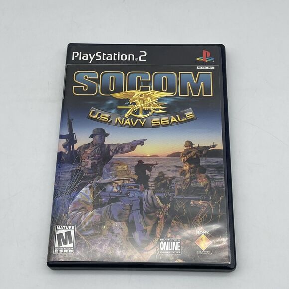 SOCOM: U.S. Navy SEALs for Playstation 2 PS2 Complete Fast Shipping - Picture 1 of 6